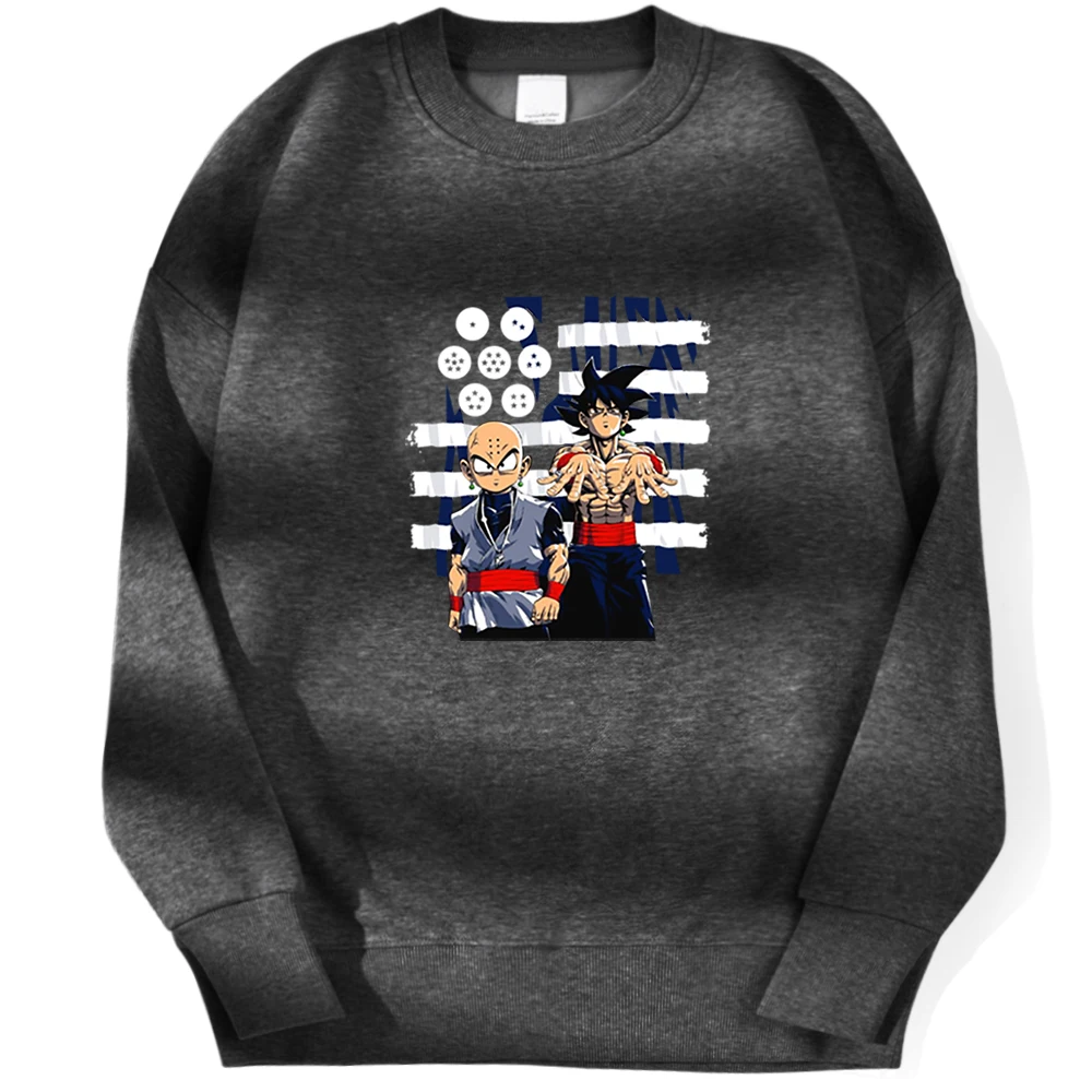 

Japanese Anime Sweatshirt Dargon Ball Cartoon Goku Men Tracksuits Warm Harajuku Mens Sweatshirts Trend Streetwear Men's Hoodies