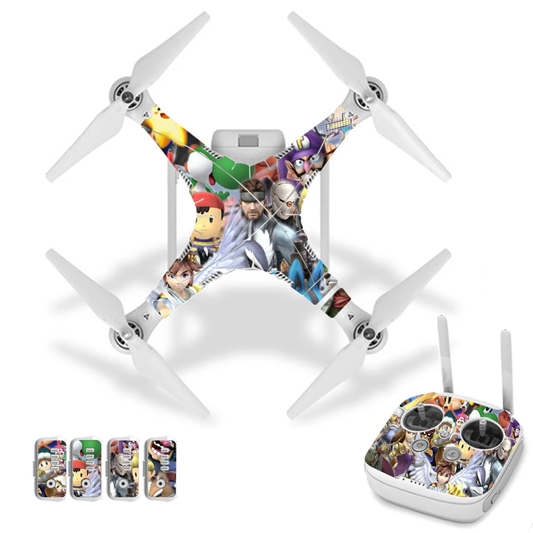 

Cool Illustration Style Vinyl Skin Sticker for DJI Phantom 3 Drone And Remote Controller 0033