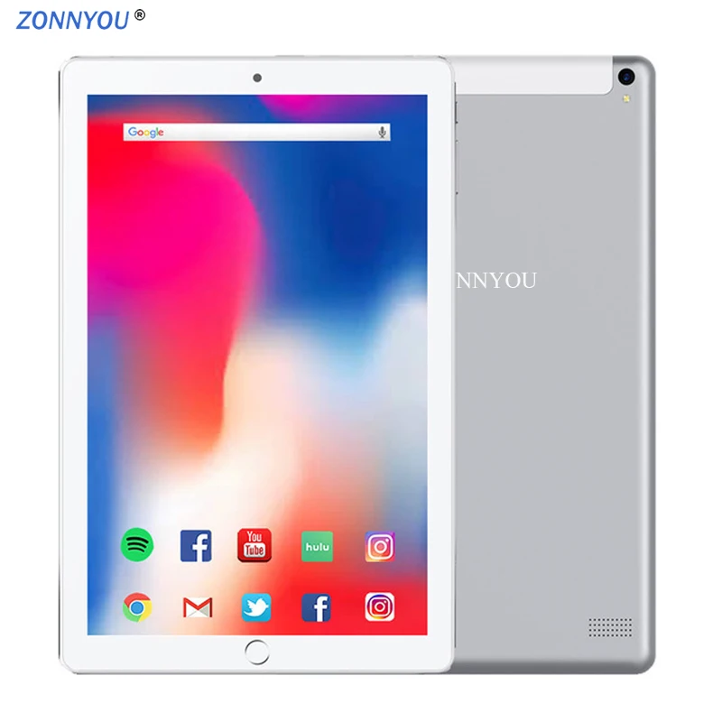 Планшетный ПК 10,1 дюймов новая система Android 8,0 3g телефонный звонок 4 Гб + 32 ГБ Восьмиядерный Dual SIM Поддержка gps Wi-Fi Bluetooth ПК + клавиатура