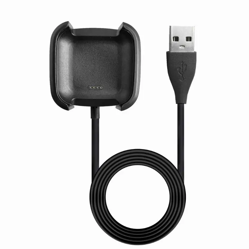 Портативная usb-зарядная подставка с зарядным устройством для адаптера питания Fitbit Versa 2 Smart Watch