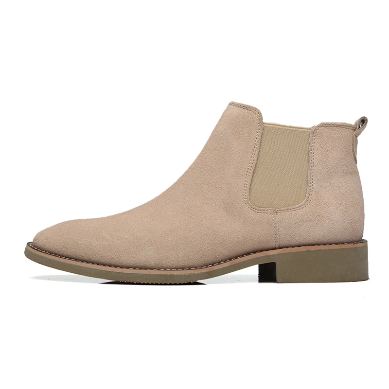 ZFTL NEW men's Chelsea boots Men's boots Cow suede slip-on British style desert Men's casual Ankle