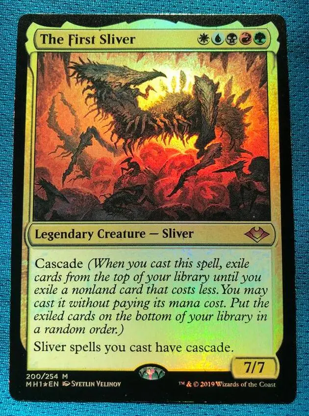 Первый серебряный MH1 foil magician ProxyKing 8,0 VIP прокси-карты для сбора каждой карты mg