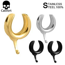 Casvort 2 шт. новое кольцо для пирсинга, растяжки, модные ювелирные изделия для пирсинга, серьги в подарок