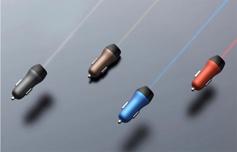 2.4A двойной Переходник USB для зарядки в машине 12-24 В Автомобильное быстрое зарядное устройство Универсальный мобильный телефон автомобильное зарядное устройство для смартфона планшета