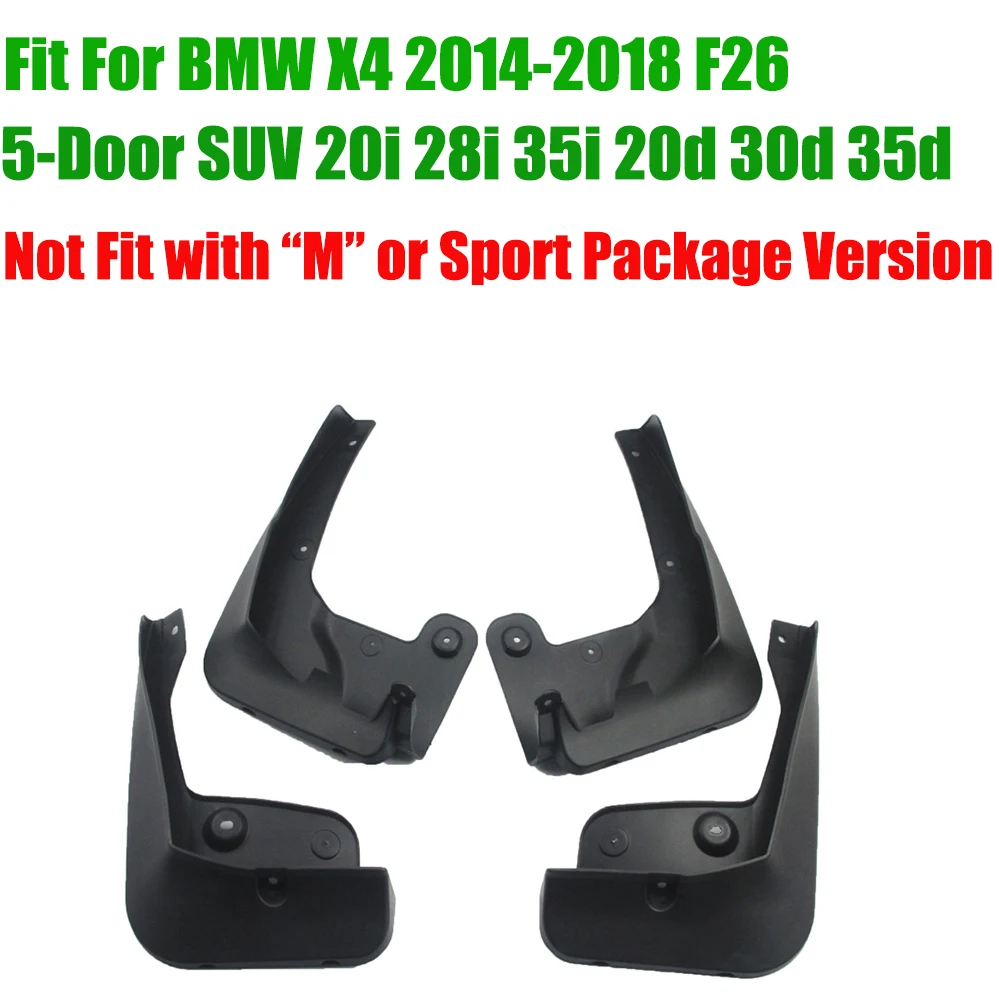 Автомобильный передний задний брызговик для BWM X4- F26 20i 28i 35i 20d 30d 35d крыло брызговик брызговиков аксессуары для брызговиков