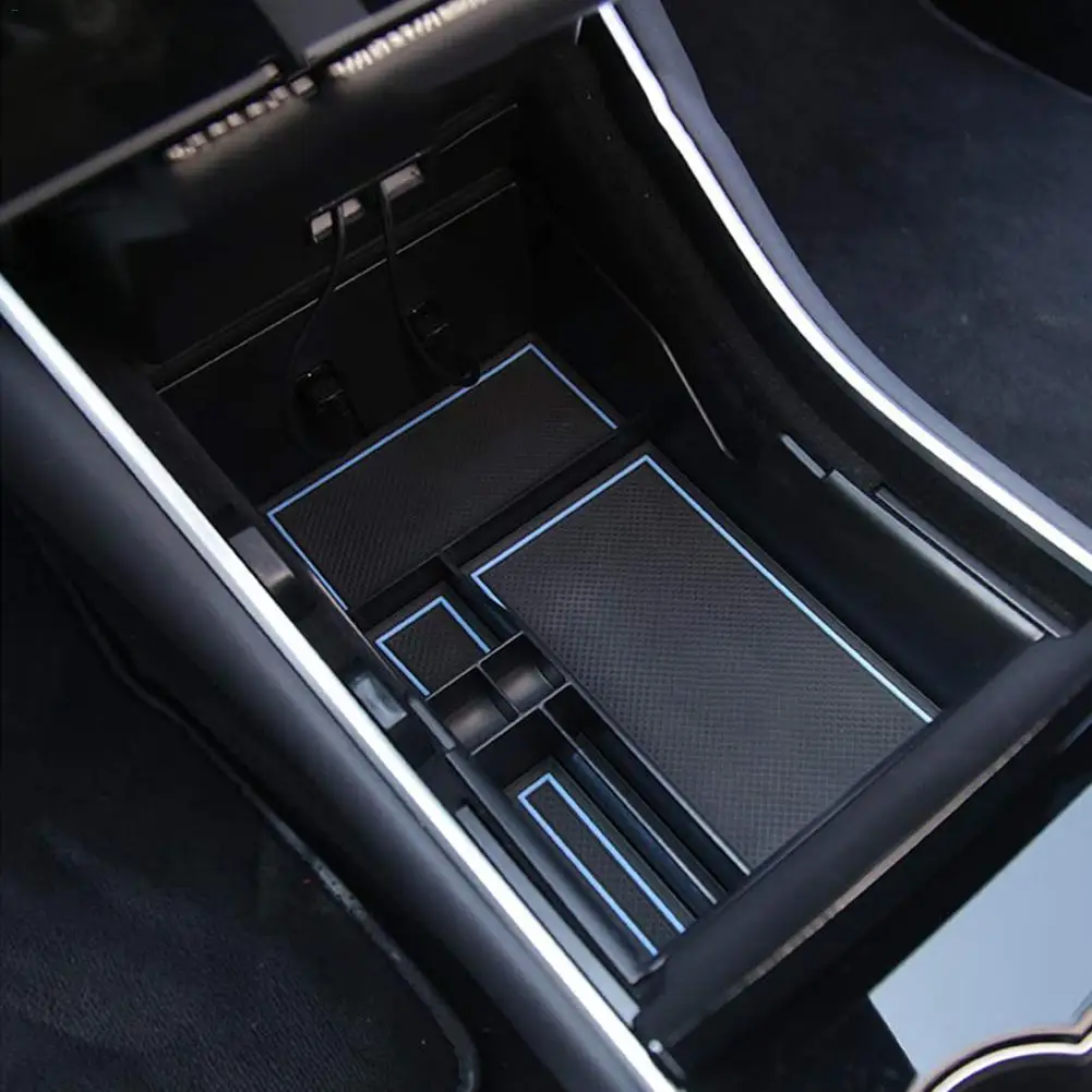 Автомобильные аксессуары для Tesla модель 3 Автомобильная Центральная коробка для хранения автомобильный Органайзер Центральная коробка для хранения Прямая поставка/