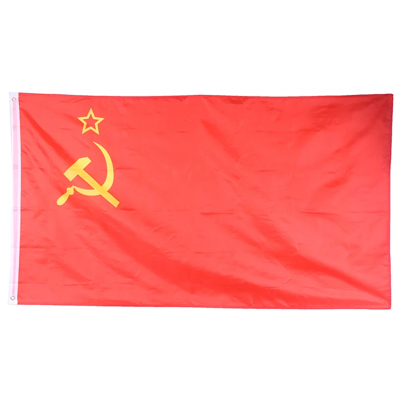 Red CCCP Flag 90x150mm Union of Soviet Socialist Republics3*5 ft Indoor/Outdoor USSR FLAG Country Russian Banner
