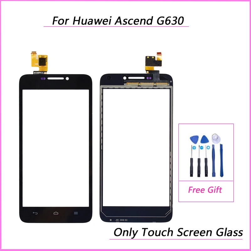 Новинка для Huawei Ascend G630 сенсорный экран дигитайзер сенсор внешнее Переднее стекло