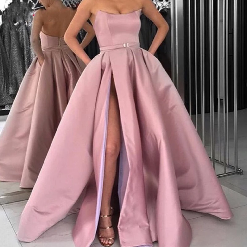 Vestido de festa, на заказ, милое атласное бордовое бальное платье, длинные платья, вечерние, сексуальные платья для выпускного вечера