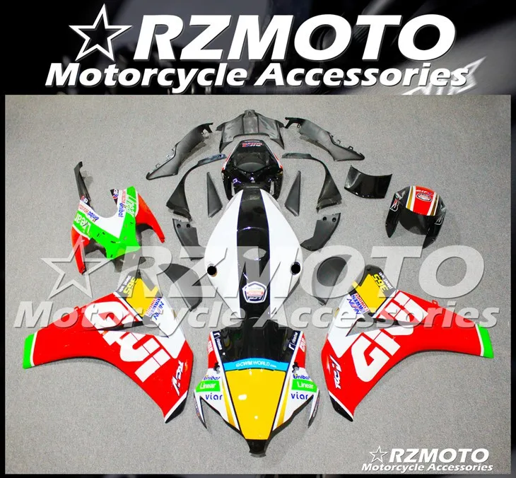 ABS мотоцикл обтекатель комплект для HONDA CBR1000RR 2008-2011 год кузов литья под давлением Магазин № 1068