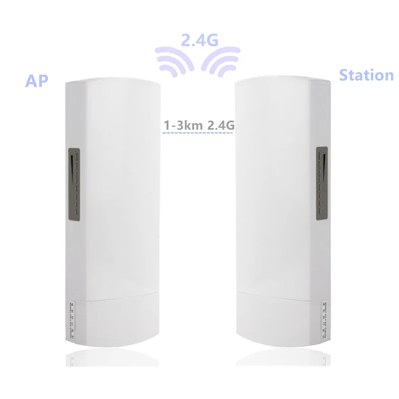 

router CPE 2 pieces 1-3km 300 Mbit open 2.4G wireless access point router Wi-Fi bridge device wifi extender dual band repeater