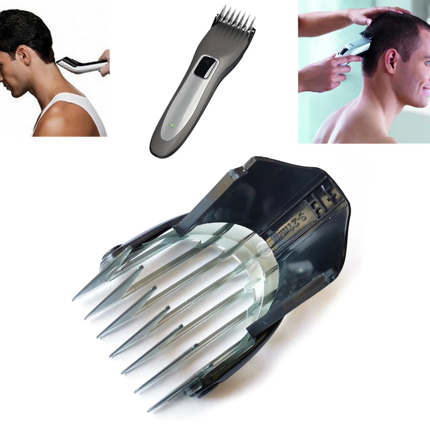 

Electric Hair Clipper Trimmer Shaver 3-21mm Attachment Grooming Guide Comb for Philips QC5010 QC5050 QC5053 QC5070 QC509