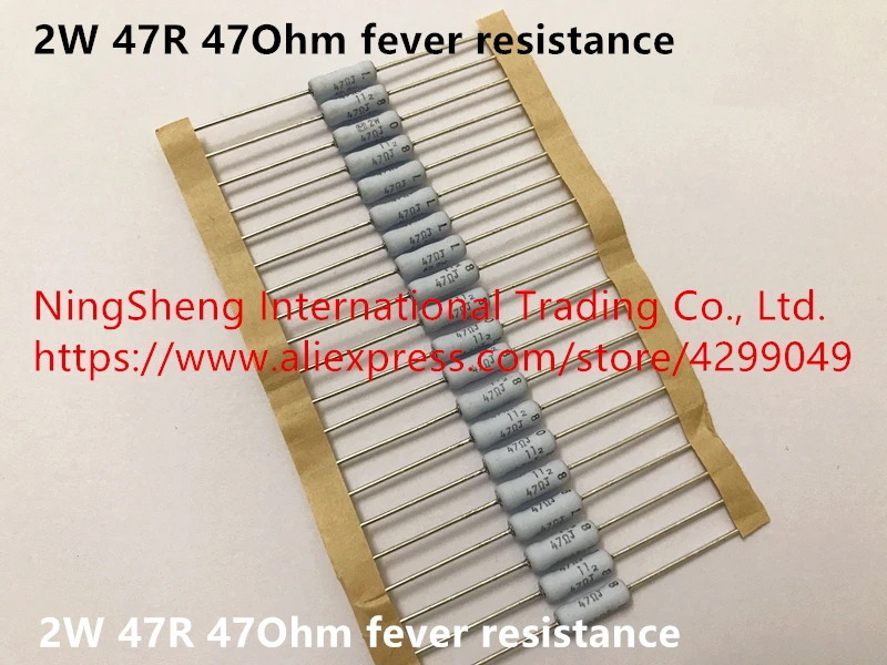 Япония Импорт 2 Вт 47R 47Ohm сопротивление температуры(индуктор