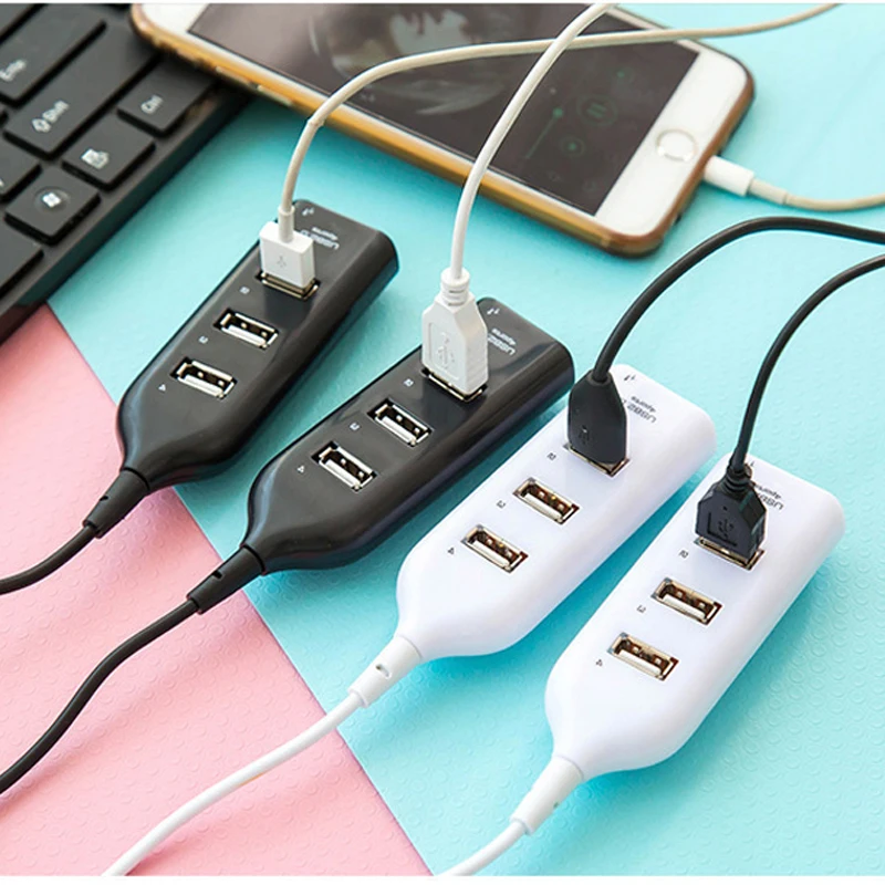 Высокоскоростной usb-концентратор 4 порта USB 2,0 разветвитель 480 Мбит/с Мульти usb порт док-станция Hab для Apple Macbook Air ноутбук для компьютеров планшетов ноутбуков Адаптер