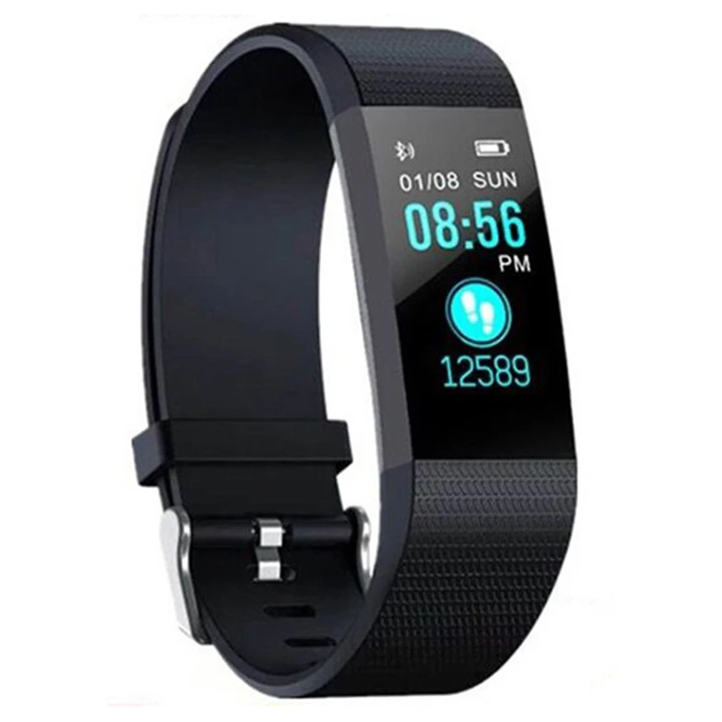 Смарт браслет 115 плюс цветной экран спортивные шагомер часы Smartband фитнес трекер