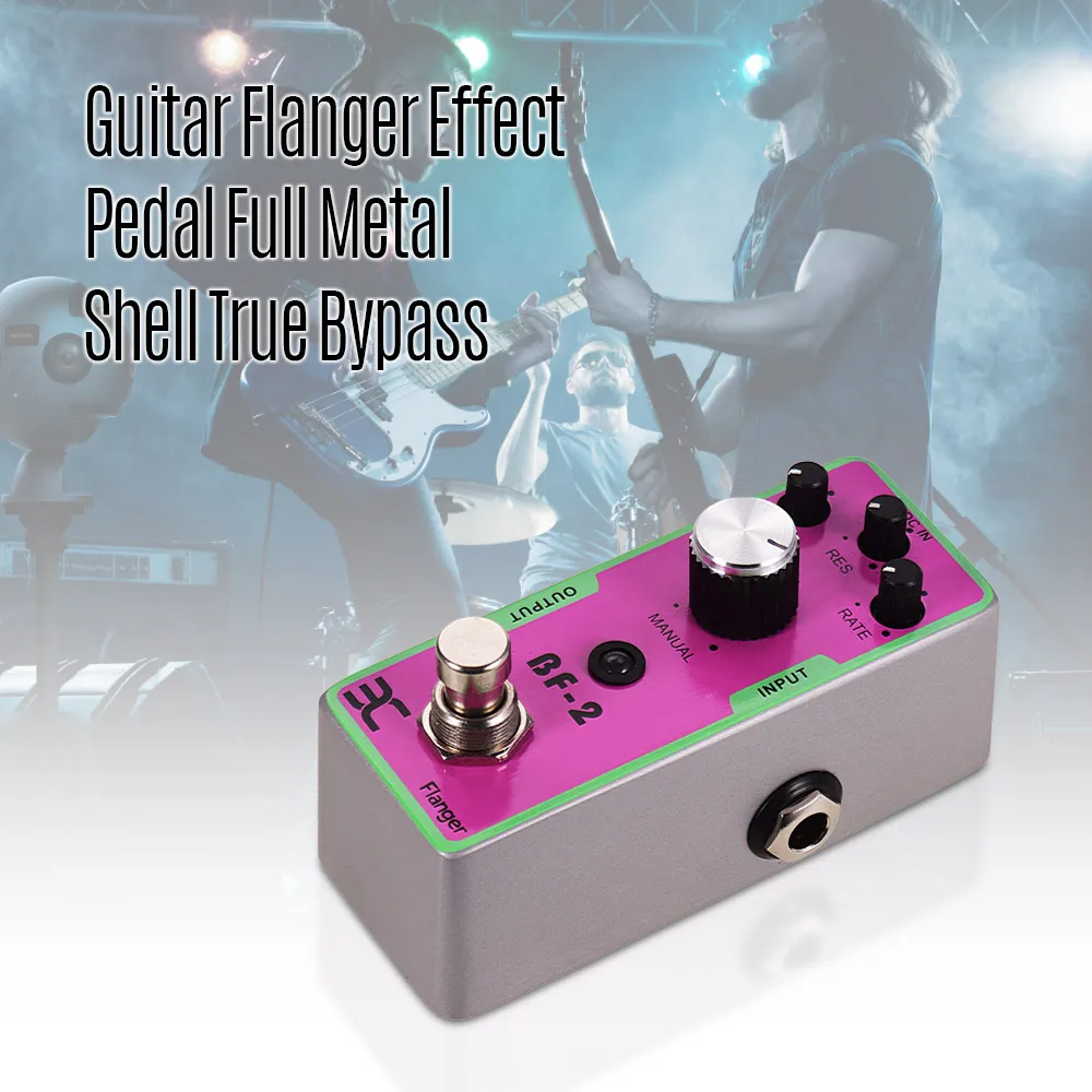 EX TC-41 Профессиональный Металлический корпус Flanger BF-2 гитарный эффект педаль настоящий обход гитары запчасти