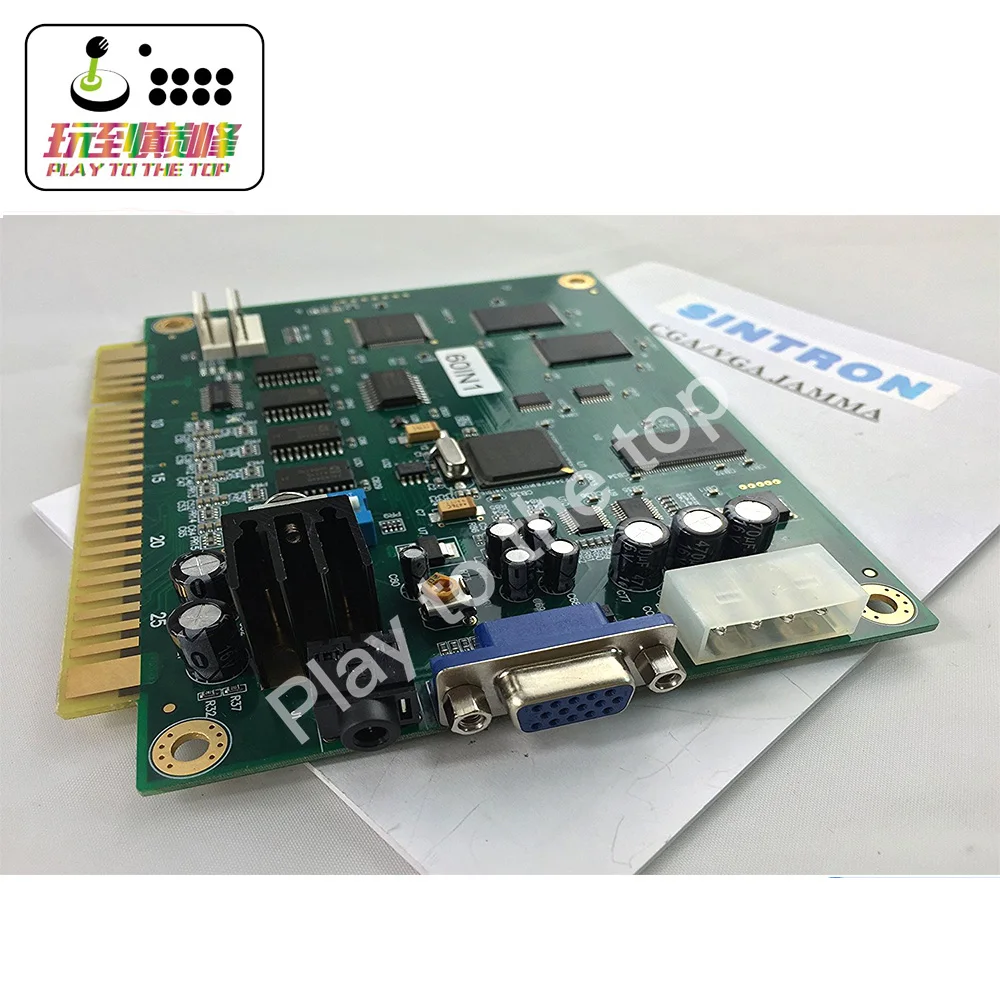 Классическая игра 60в1 печатная плата выход CGA VGA для JAMMA аркадный шкаф AC708