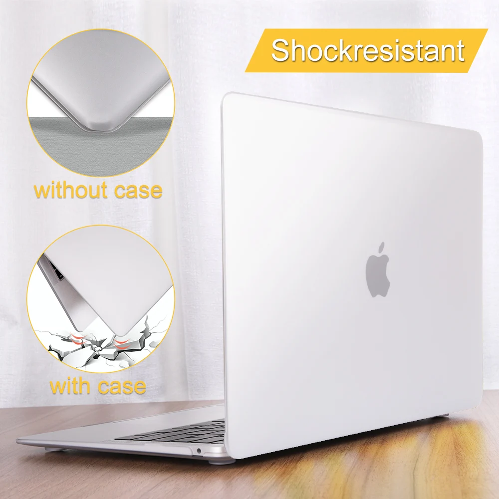 Матовый/Craystal чехол для ноутбука MacBook Pro 16 дюймов A2141 с сенсорной панелью и сенсорной идентификацией w/клавиатура крышка защита экрана