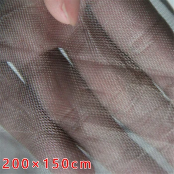 

Silver Fiber Fabric Mesh Blocking Signal/EMF/RF/Frequency/Microwave For Wallet Antimagnetic Fabric Electromagnetic Fields Fiber