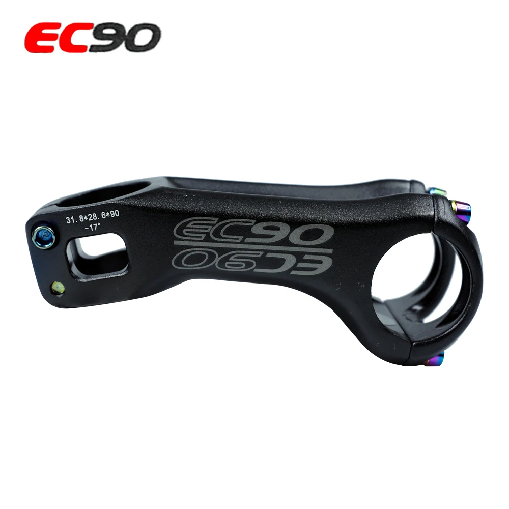 EC90 XC/AM MTB Road Bike Stem Cycling Aluminium 17° 31.8mm Bicycle Stem 70/ 90mm