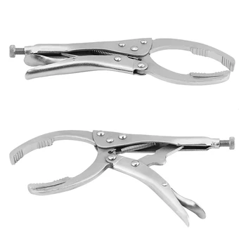 

45# Steel 10inch Adjustable Oil Filter Wrench Plier Spanner Removal Tool For Car Vehicle Repair Locking Grip