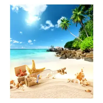 

3x5ft Summer Sea Beach Sky Scene Backdrop Studio Photography Background Prop