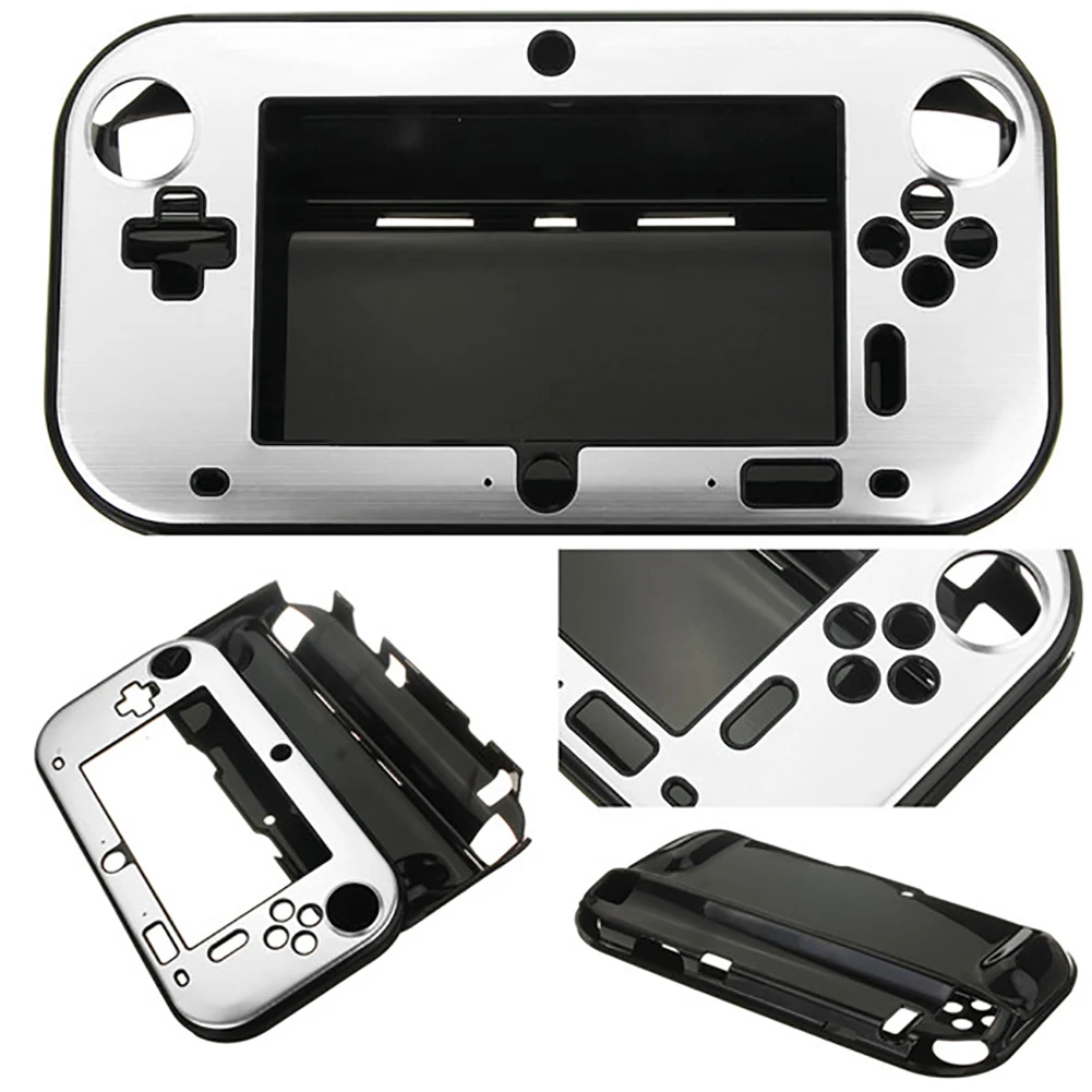 7 цветов Алюминиевый пластиковый защитный кожаный чехол-накладка для nintendo wii U защитный чехол для джойстика аксессуары
