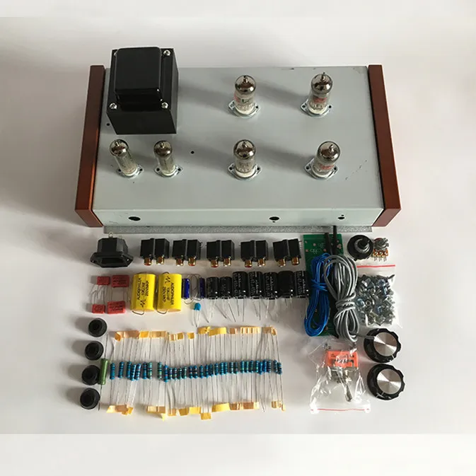 DIY Kit 12AX7 12AU7 ламповый предусилитель HiFi предусилитель Shigeru Wada Япония схема усилитель аудио или DIY комплект - Цвет: DIY Kit