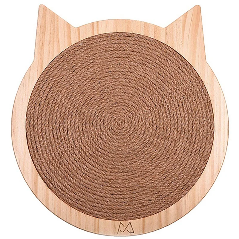 

Sisal Wood Cat Scratch Board Suction Cat Scratcher Kitten Scratching Mat Chair Table Mat Furniture Protector Cat Play Toys Cat E