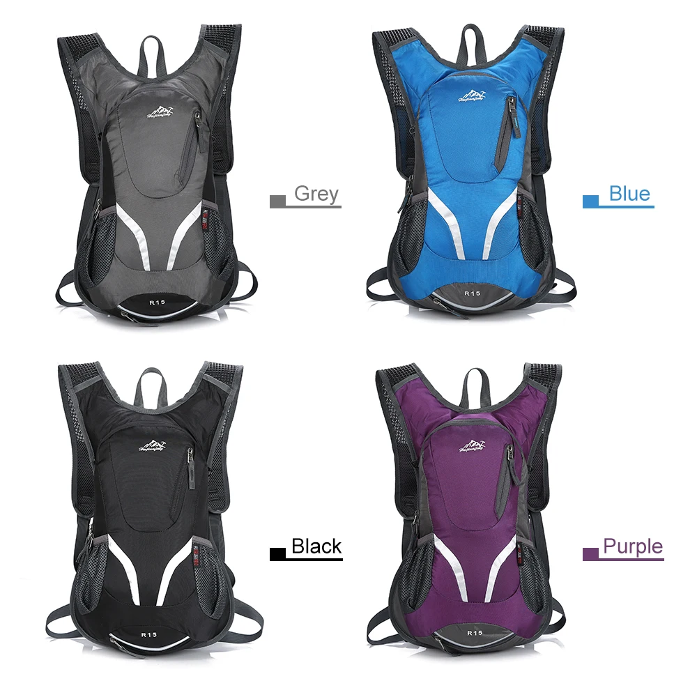 

New 15L Nylon Cycling Bike Bag Ultralight Outdoor Sports Travel Waterproof Daypack for Men Women Riding Running Hiking Camping