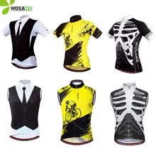 WOSAWE Summer Unisex Cycling Shorts Tight Breathable Anti-Sweat Bicycle Bottom Wearing Downhill Road Bike MTB Cycle Shorts Men
