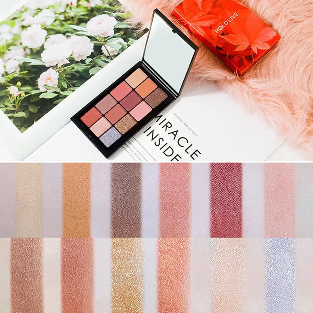 Удерживайте живой красный кленовый бархат/Чернила тени для век матовый лист