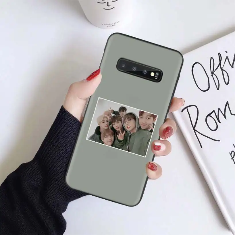 BS017-9 J Hope kPop чехол для samsung Galaxy S10+ Plus Lite Note 10 9 8 S9 S8 J4 J6+ Plus S7 S6 черный чехол для телефона - Цвет: BS017-9
