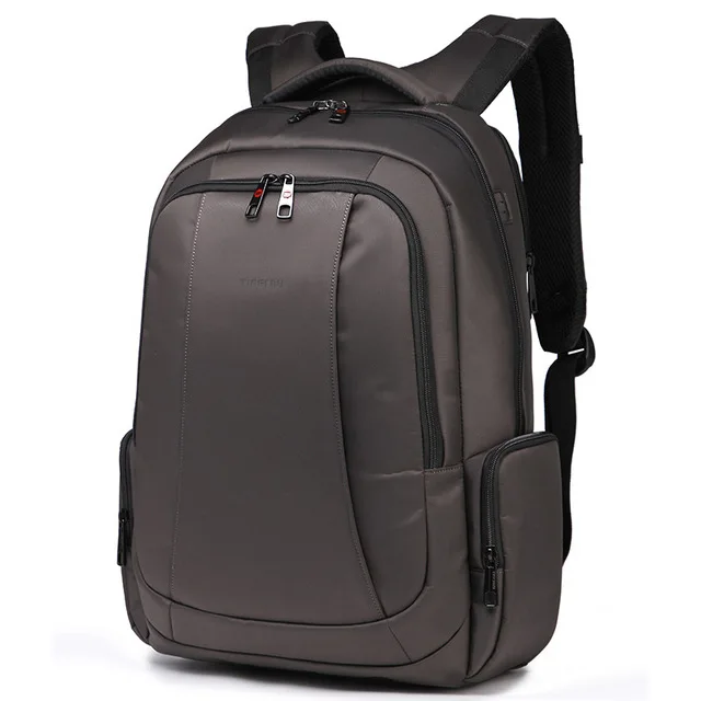 Coffee 15.6inch Tigernu Anti Theft Нейлон 27L Мужчины 15.6 дюймов Рюкзаки для Ноутбука Мода Путешествия Мужской Повседневная Женская Школьная сумка - Цвет: Coffee 15.6inch