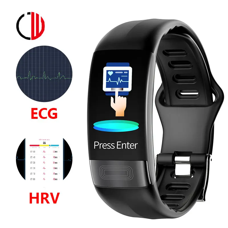 CZJW P11 ECG Smart watch HRV Lorentz diagram watch man real time heart rate blood pressure