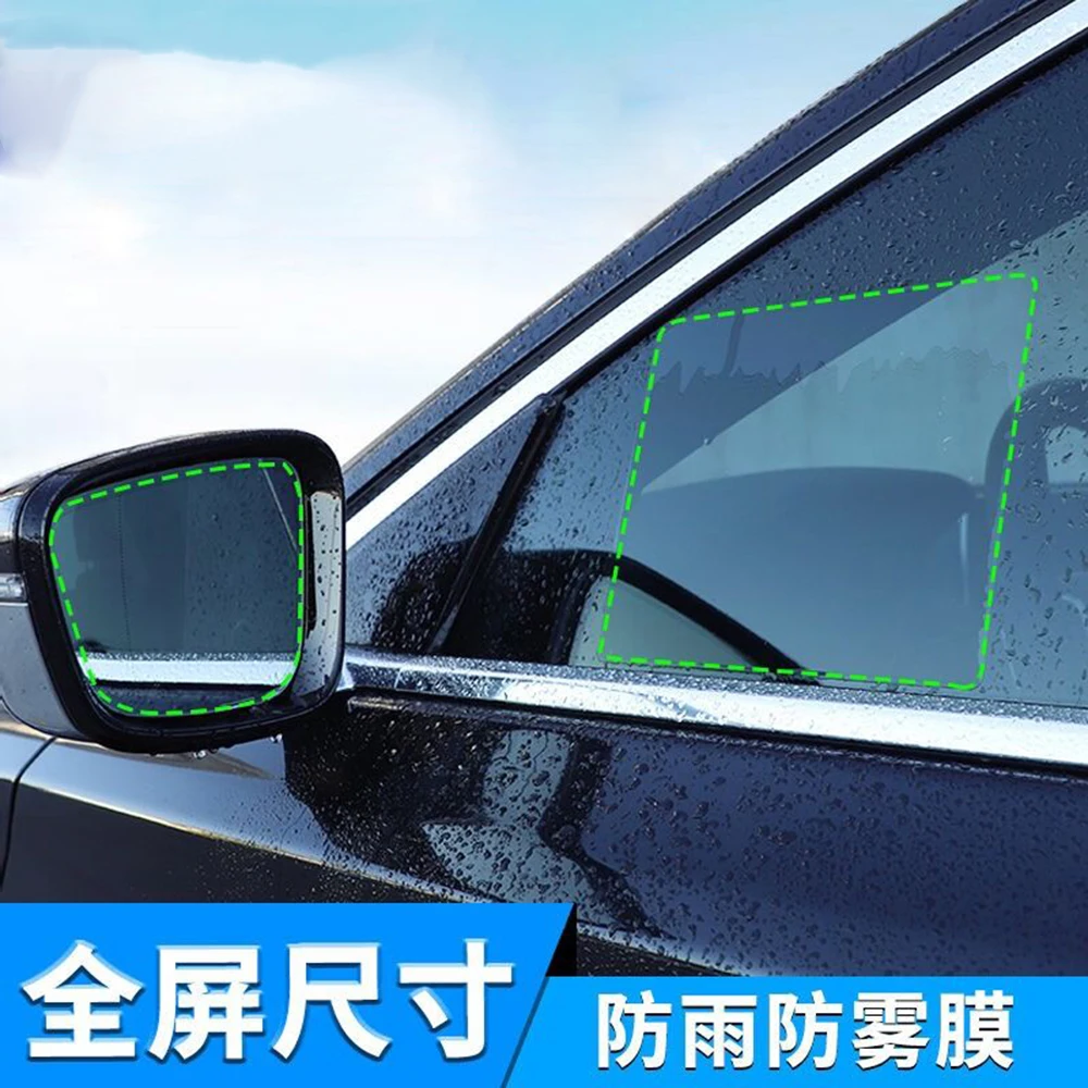 

Car Rearview Mirror Windowa Anti-fog Rainproof Protective Transparent Film Auto Accessories