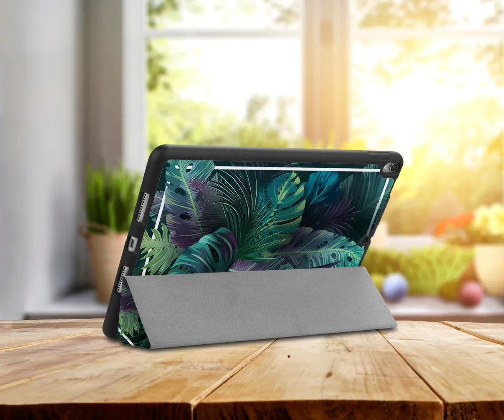 3D HD чехол с принтом для нового iPad 9,7 дюймов модель складной чехол-книжка авто сна/Пробуждение таблетки 9," с держателем карандаша