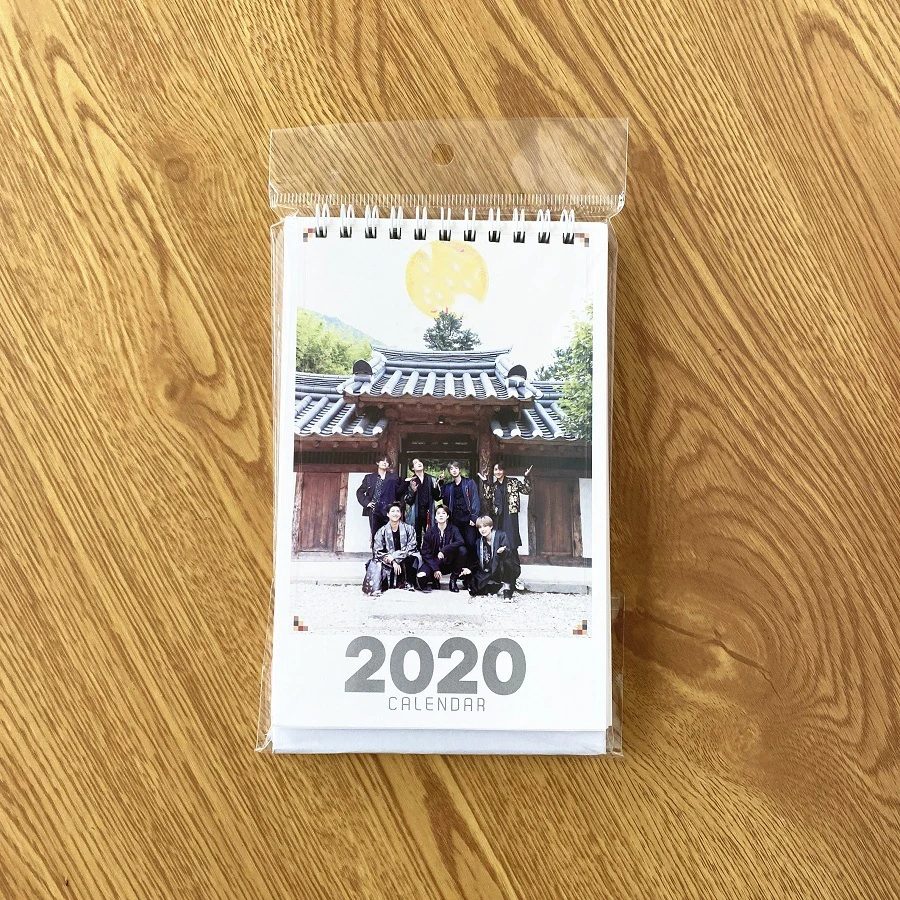 Kpop BLACKPINK GOT7 SEVENTEEN TWICE BANGTAN BOY Desk Calendar Fashion K-POP Calendar Fans Collection Gifts Drop Shipping