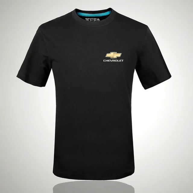 Логотип Chevrolet футболка с буквенным принтом модные футболки с круглым вырезом футболка с коротким рукавом b - Цвет: 1