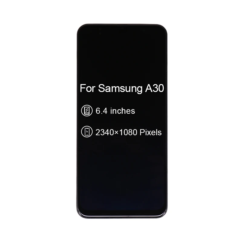 Для samsung Galaxy A30 lcd A305 A305F дисплей с рамкой кодирующий преобразователь сенсорного экрана в сборе