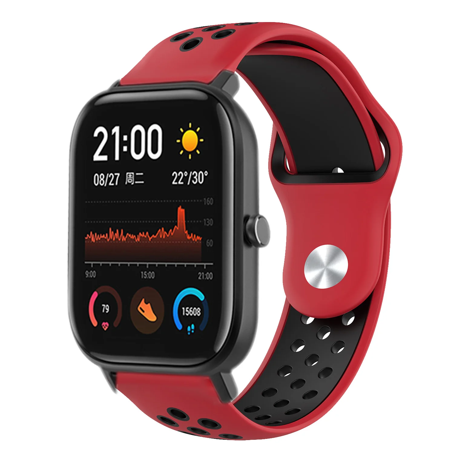 Силиконовый ремешок для Xiaomi Huami AMAZFIT GTS Smart Watch Band 20 мм для Amazfit GTR 42 мм браслеты Correa