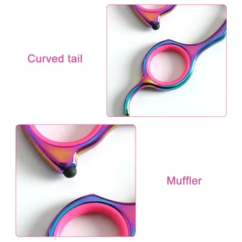 

Professional Multicolor Trimmer Sharp Edge Pet Grooming Scissors Set Dog Cat Small Animals Styling Tool Home Stainless Steel