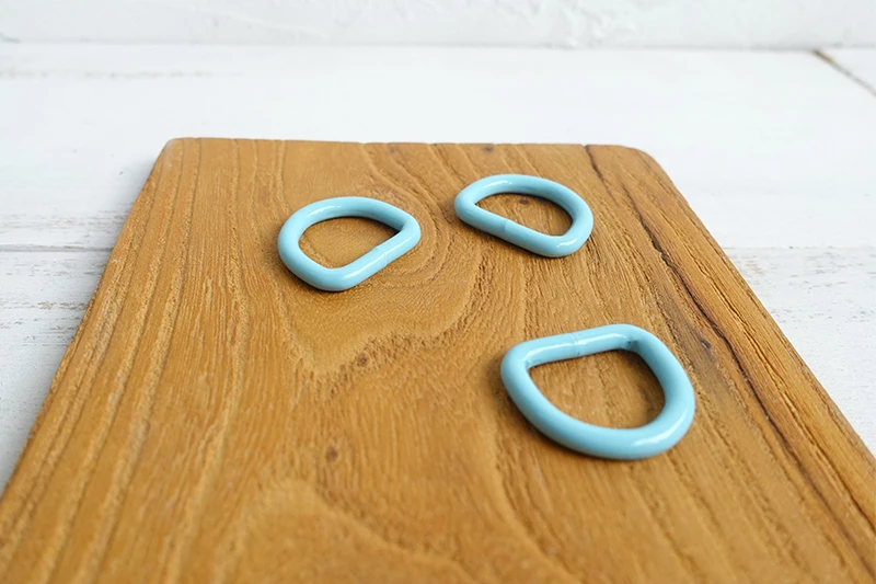 100 шт./лот DIY собачий ошейник D кольца 20 мм тесьма для шитья из цинкового сплава металлические изделия d-образные кольца Лаковая металлическая пряжка CDK-20B
