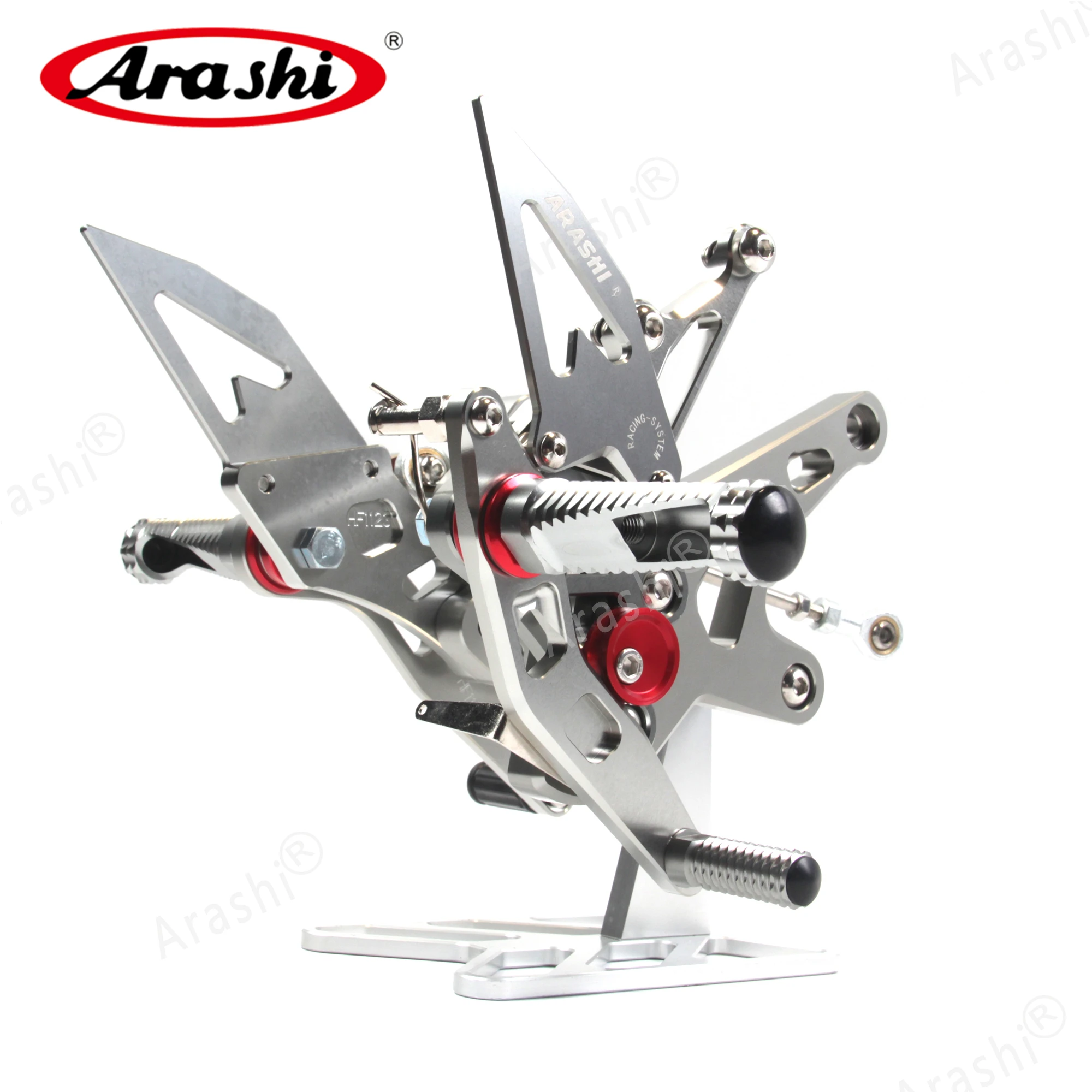 Arashi для KAWASAKI Ninja 400- CNC регулируемая подножка Rearset Rider подножки NINJA400