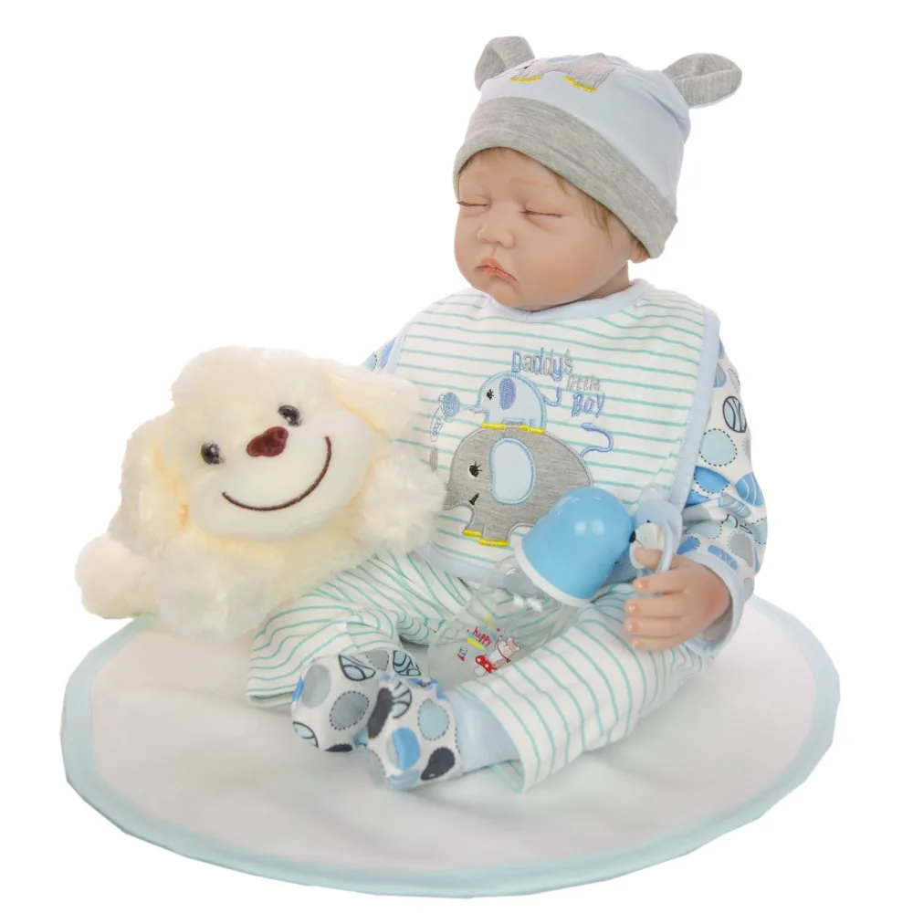NPK Кукла reborn baby dolls 2" силиконовые куклы reborn real alive Новорожденные Детские куклы игрушки Bebe reborn menino bonecas