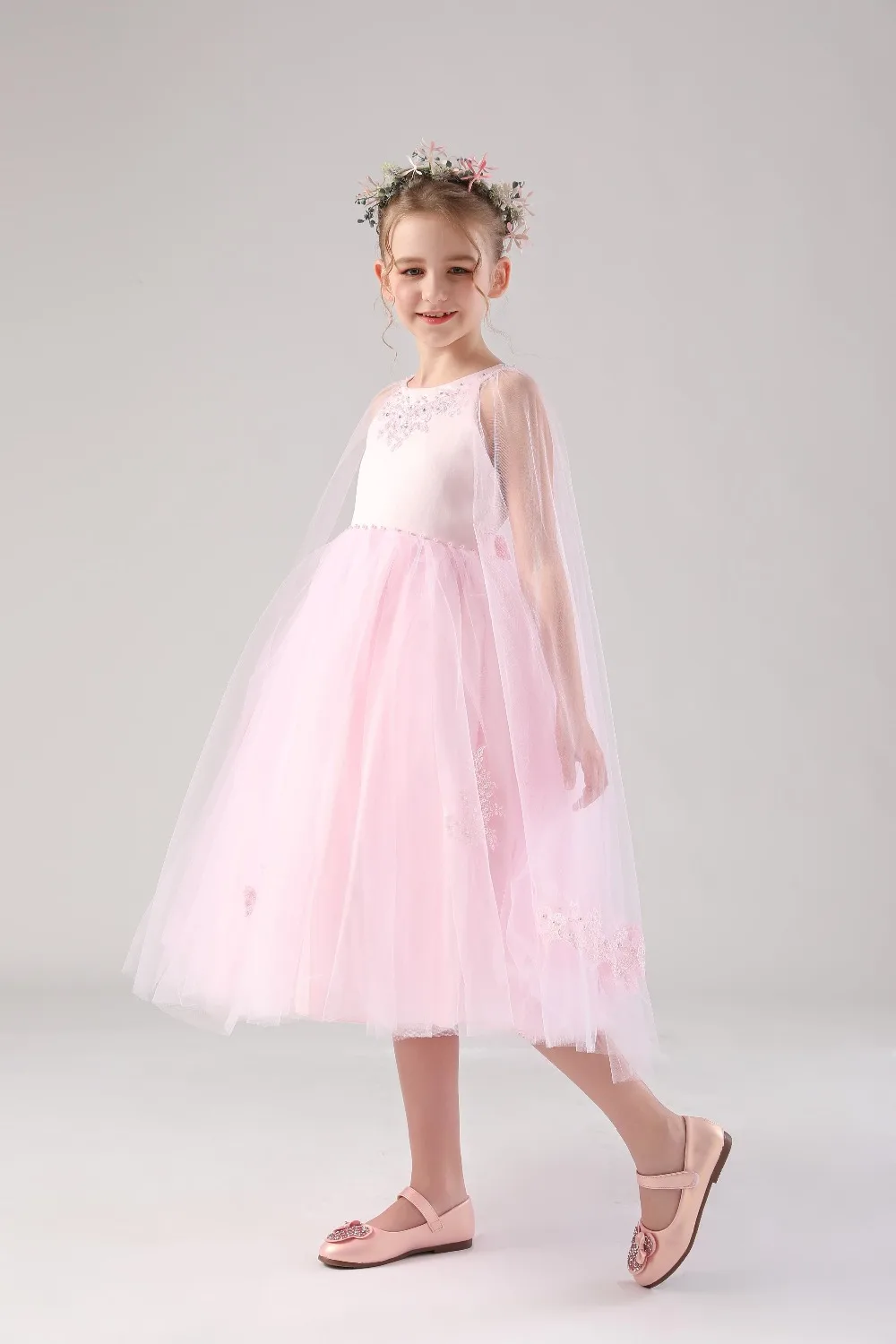 Nimble розовый bountique Феи floweer gril свадебное платье с вышивкой для дня рождения и принцессы платье