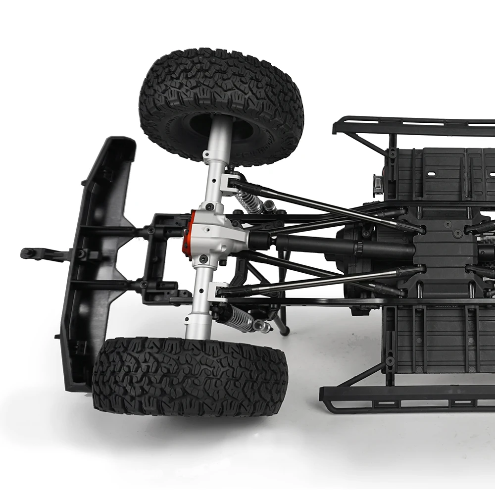AXSPEED CNC алюминиевый передний и задний Прямой полный мост для 1/10 RC Гусеничный автомобиль осевой SCX10 90046 Запчасти для обновления