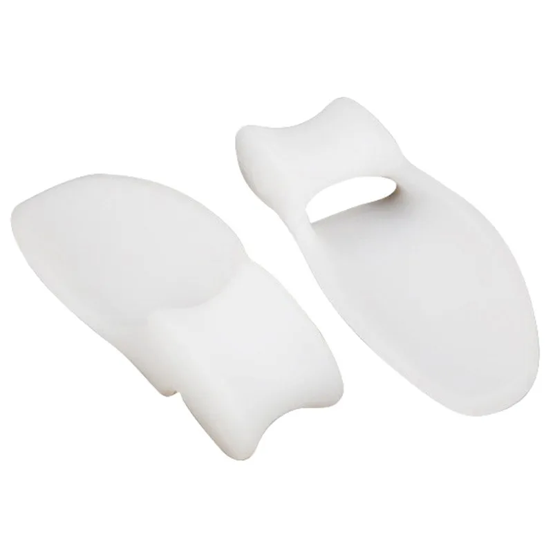 2pcs Silicone Gel Bunion Little Toe Protector Separator Hallux Valgus Finger Thumb Corrector Straightener Foot Care Relief Pads
