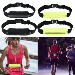 Unisex Running LED Flash Belt Outdoor Travel Waist Bag Carrying Money Mobile Phone Keys Waistband For Outdoor Sports At Night