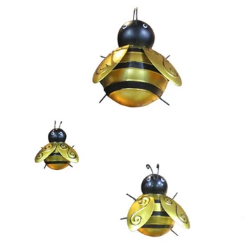 

Vintage Iron Bee Wall Decoration,Animal Wall Hanging,Outdoor Decoration,Creative Wall Decor Garden Xmas Ornament